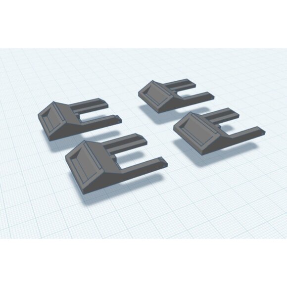 Port Cover Set for HP-71B Calculator - Blank Cartridge Port Inserts - 3D printed - Picture 1 of 5